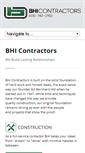 Mobile Screenshot of bhicontractors.com